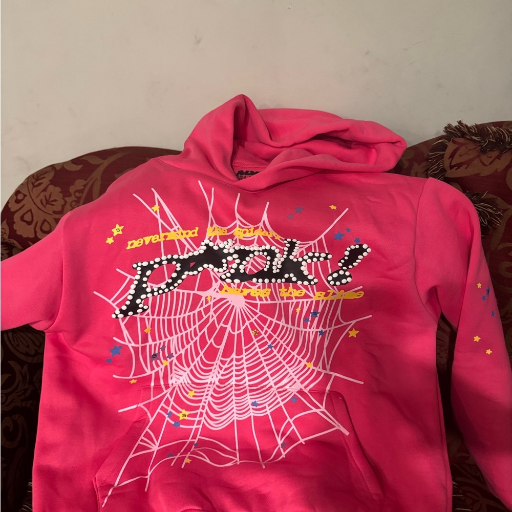 Sp5der P*nk Hoodie